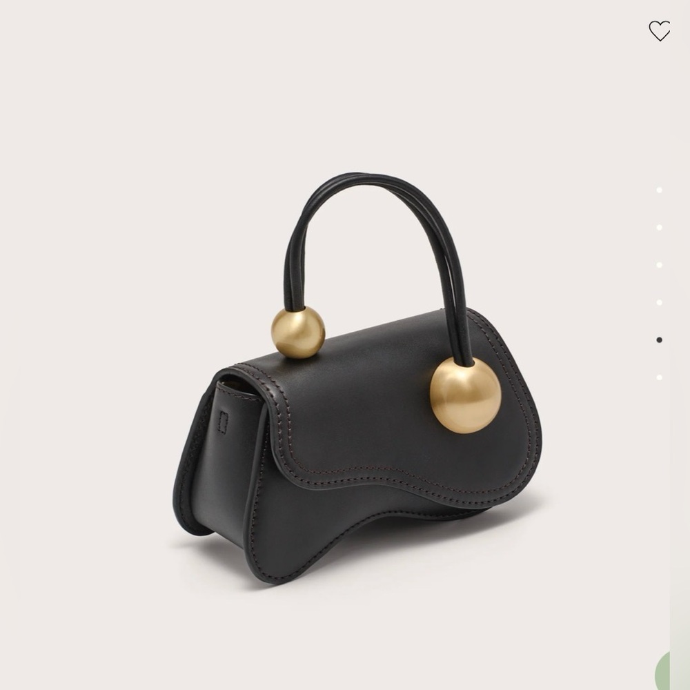 NEW CULT GAIA KAZIA NANO CROSSBODY BAG $398 - Black - Picture 4 of 4